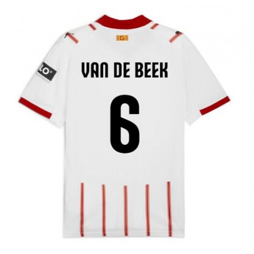 Dres Girona Donny van de Beek #6 Domaci 2025-26 Kratak Rukav